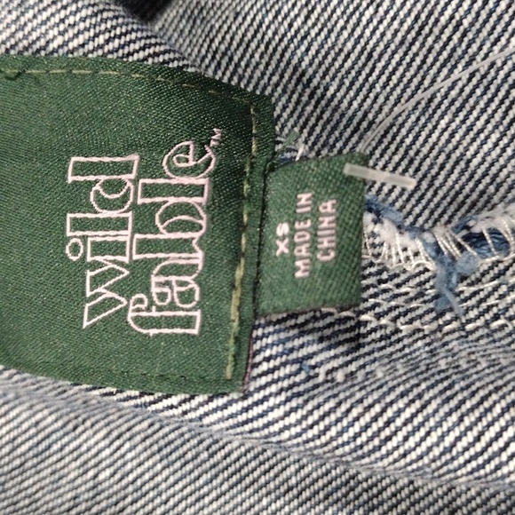Wild Fable blue denim coat. NWT. XS - Picture 9 of 10
